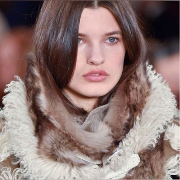 Ralph Lauren Collection ~ Fall 15 Geometric Multi Patchwork Lamb Shearling Vest - Picture 8 of 17